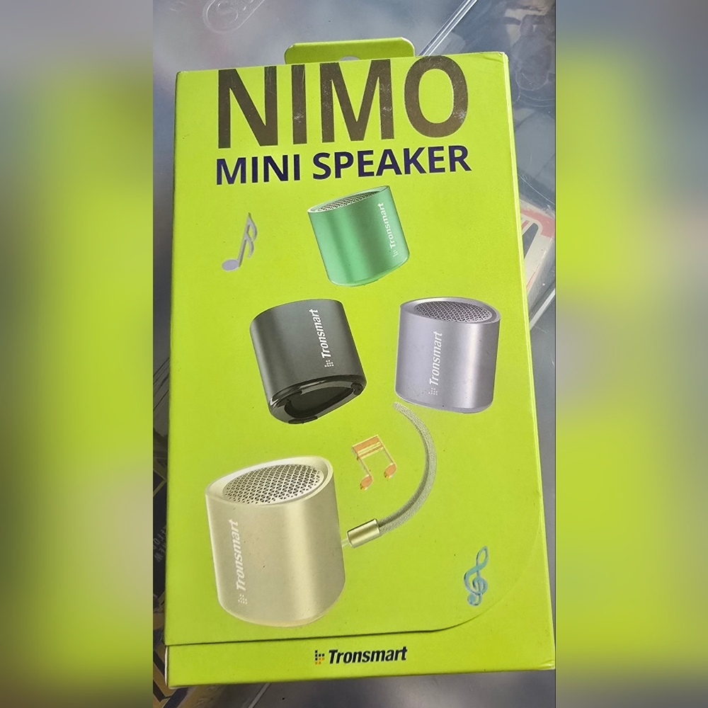 Mini Speaker - Silver, Black, Green